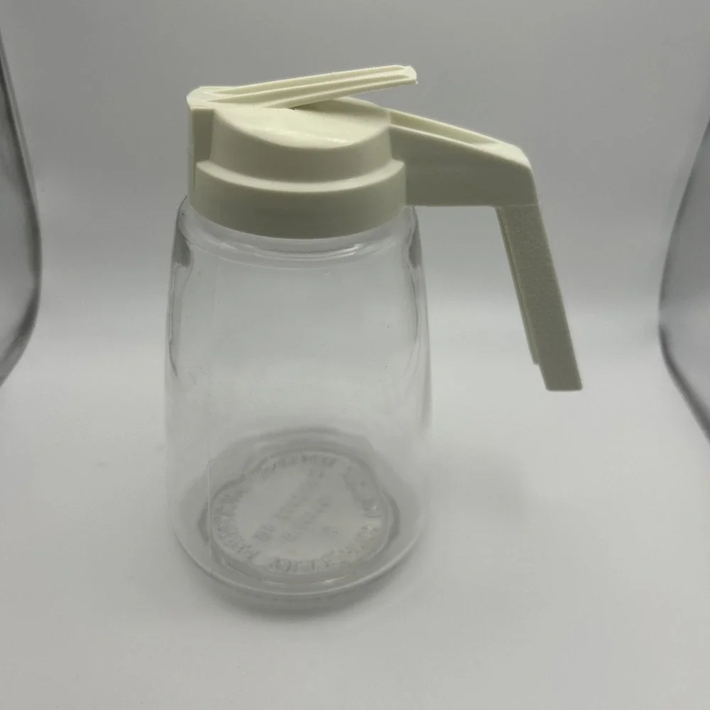 Vintage Federal Housewares Fedco Corp. Syrup / Creamer Dispenser‎ Yellow Lid